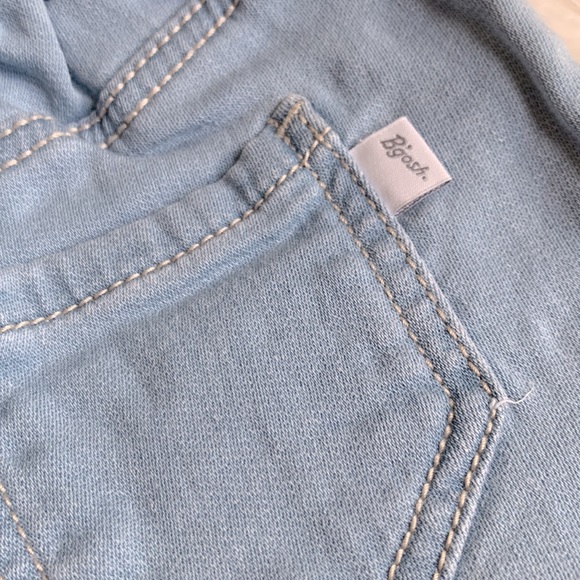 Oshkosh Baby Girl Jeans with Silver Ribbon  Belt - Picture 3 of 6